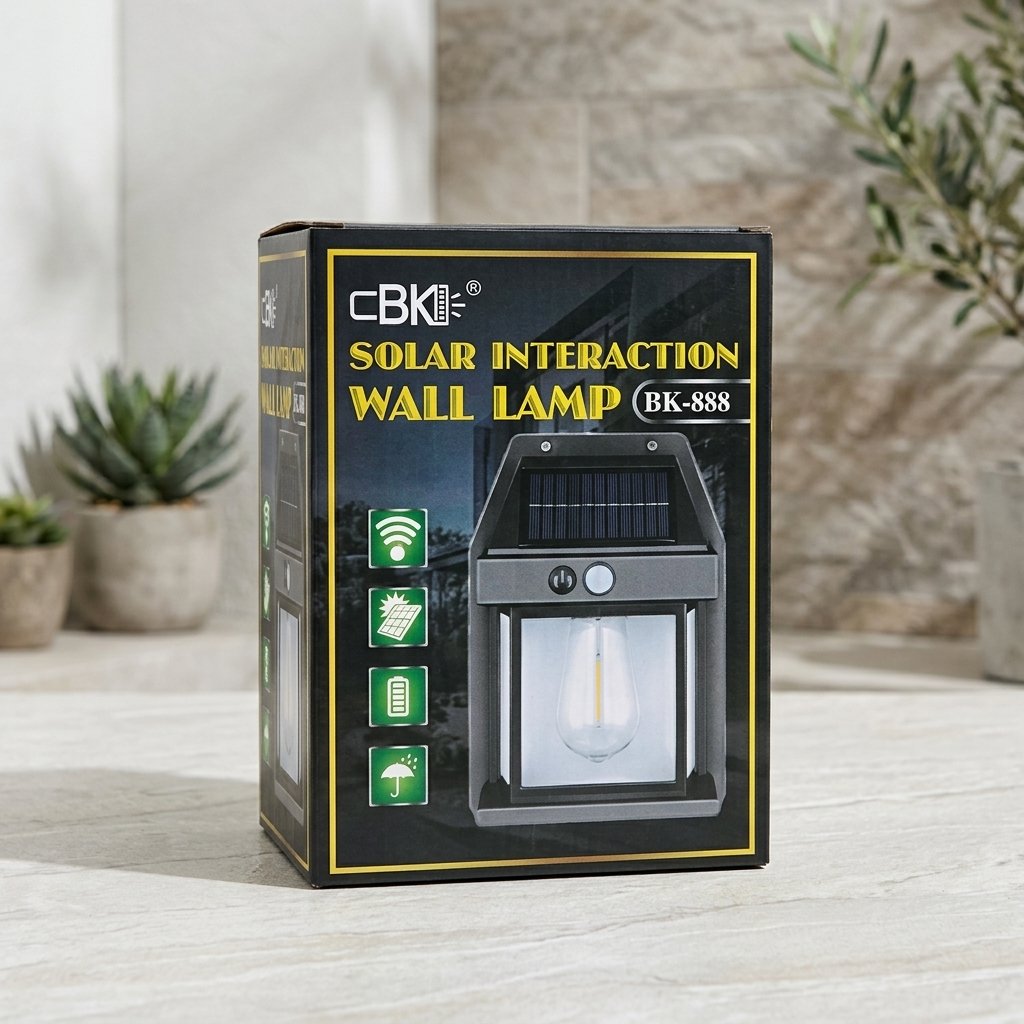 BK-888 Big Size Solar Wall Lamp – Motion Sensor Waterproof Outdoor Light